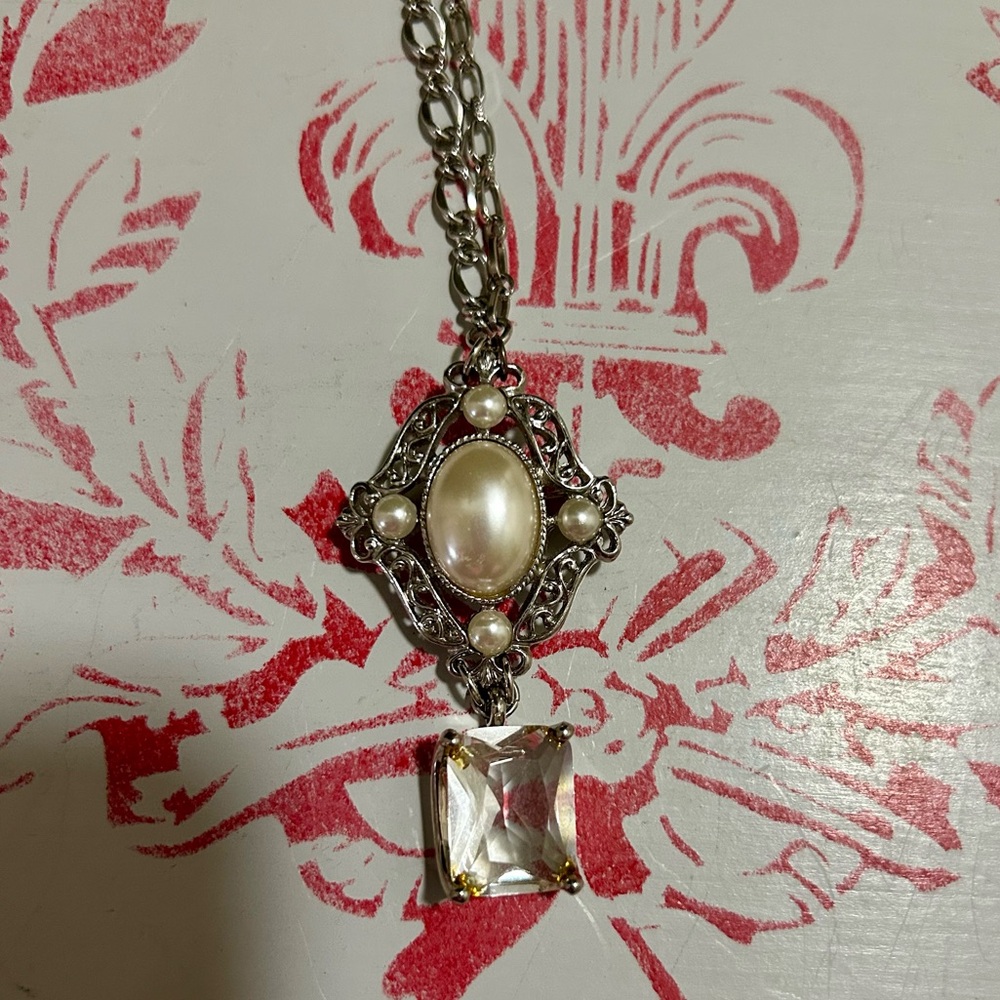 Vintage Brooch Assemblage Necklace